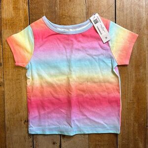 Garanimals shorts sleeve shirt size 24 months Rainbow ombre new cotton